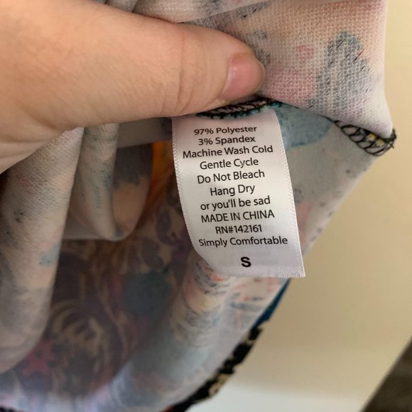 LuLaRoe Azure Skirt Floral Print Small - Picture 5 of 7